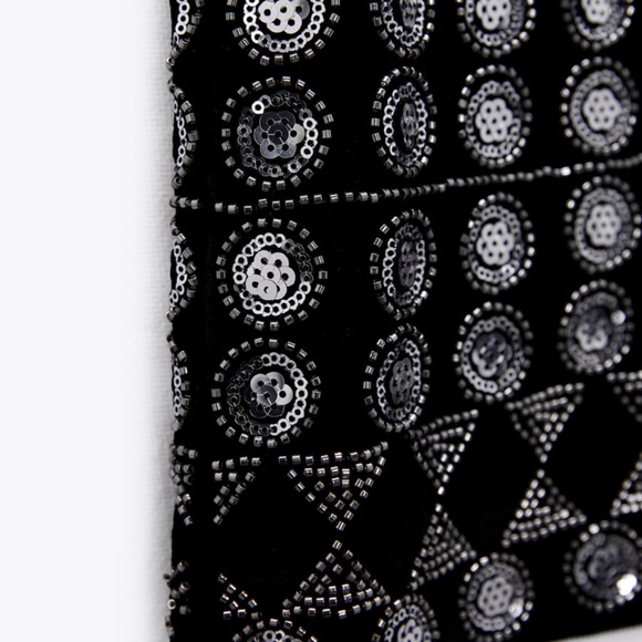 Zara rhinestone velvet skirt - Picture 16 of 16